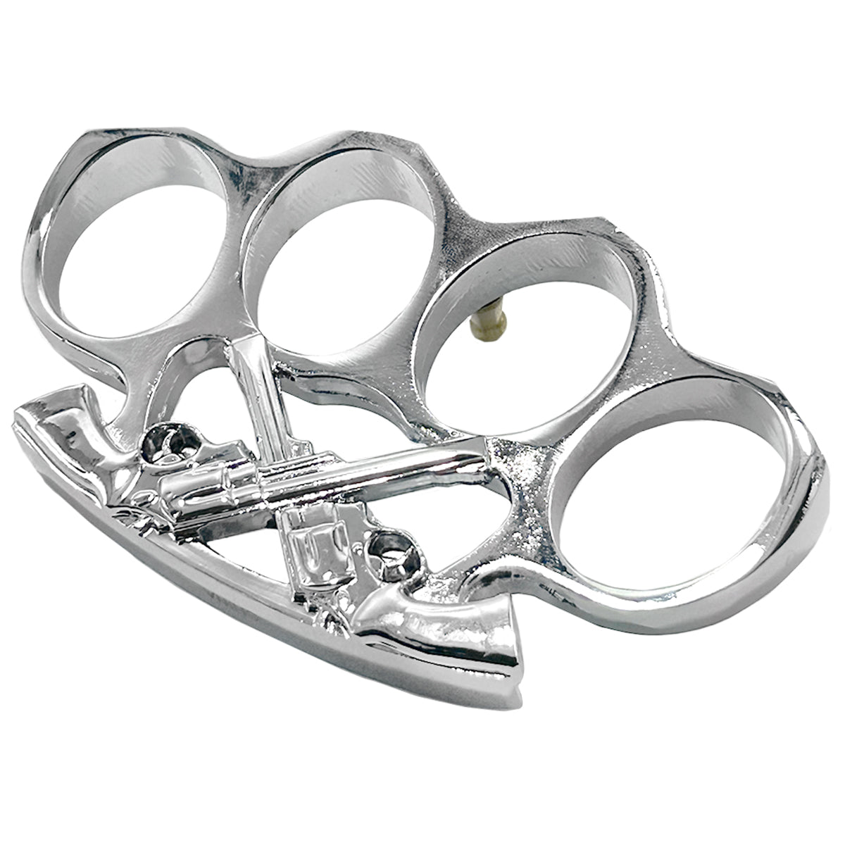 "Redeemer" Chrome Brass Knuckles