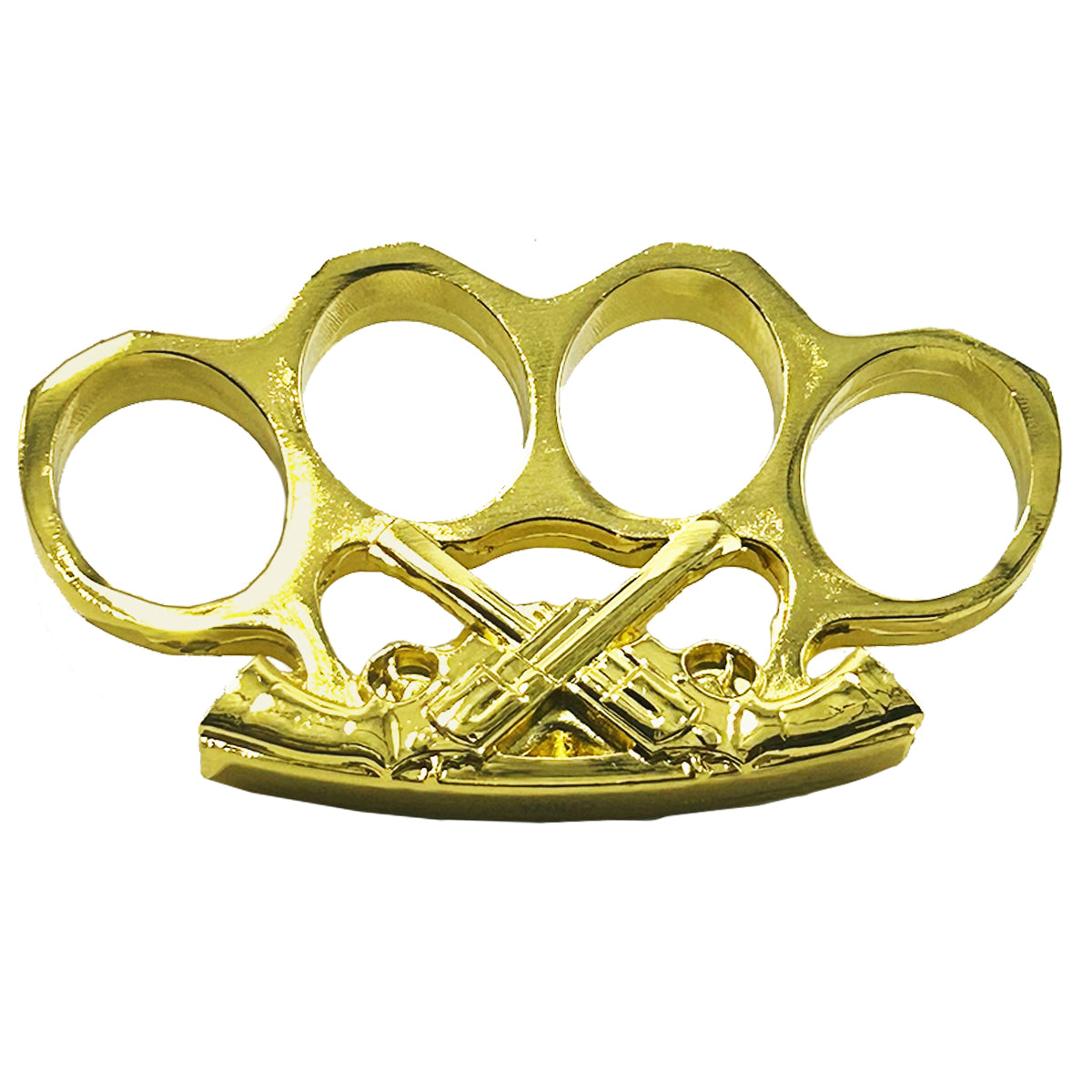 "Redeemer" Gold Brass Knuckles