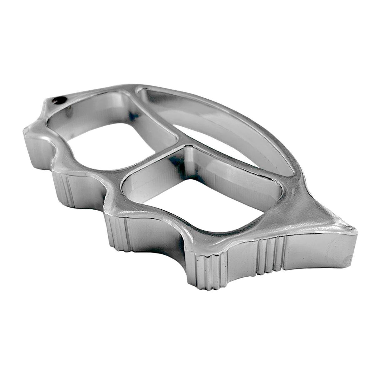 "Exotic" Chrome Brass Knuckles