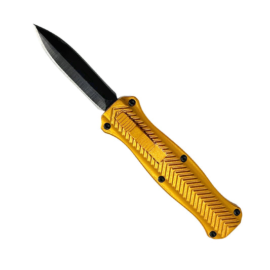 "Cautious" Gold Mini OTF Knife