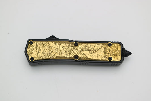 "Herbalist" Gold OTF Knife