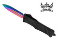 Rainbow Double-Edge Blade Automatic OTF Knife