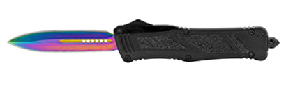 Rainbow Double-Edge Blade Automatic OTF Knife