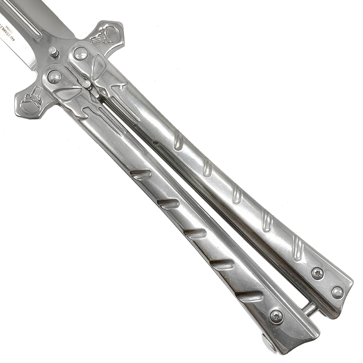 CS Tactical Edge "Chrome Villain" Butterfly Knife for Sale