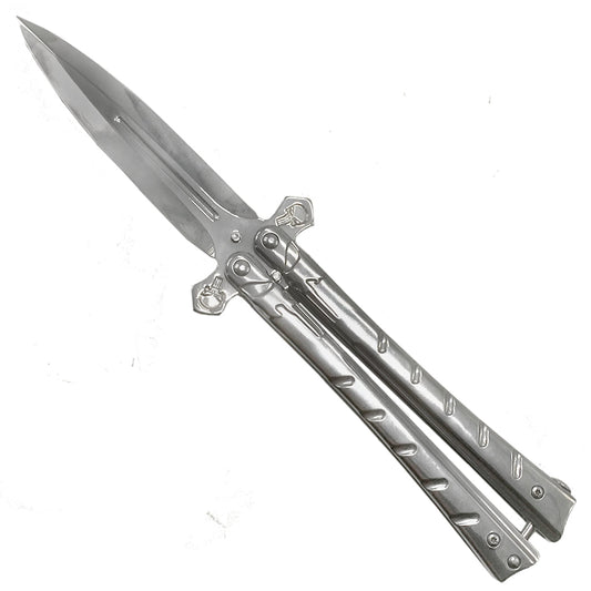 CS Tactical Edge "Chrome Villain" Butterfly Knife for Sale