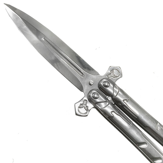 CS Tactical Edge "Chrome Villain" Butterfly Knife for Sale