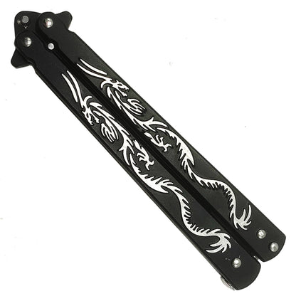 CS Tactical Edge "Twin Dragons" Butterfly Knife - Butterfly Knives
