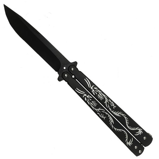 CS Tactical Edge "Twin Dragons" Butterfly Knife - Butterfly Knives