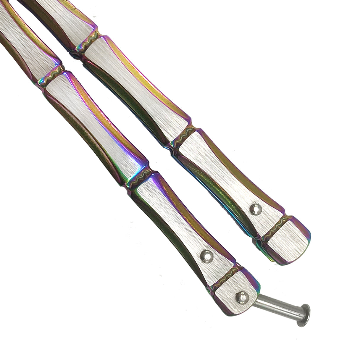 CS Tactical Edge "Rainbow Titan" Butterfly Knife - Butterfly Knives