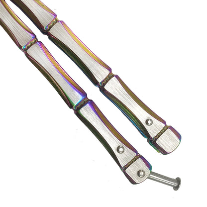 CS Tactical Edge "Rainbow Titan" Butterfly Knife - Butterfly Knives