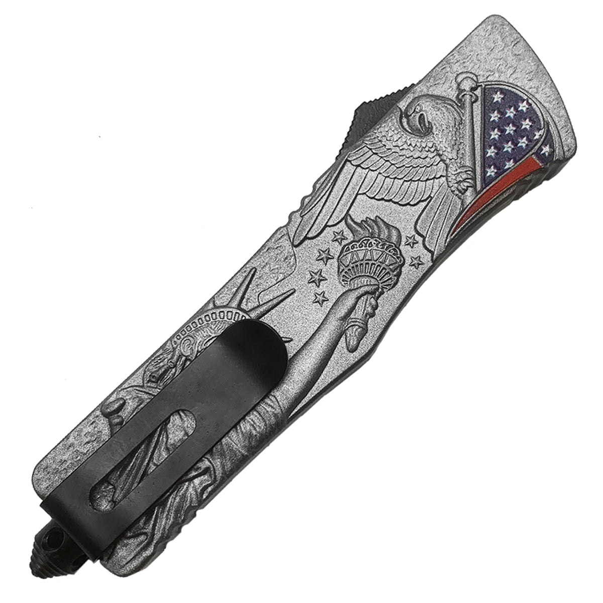 CS Tactical Edge "Silver Freedom" OTF Knife - OTF Knives