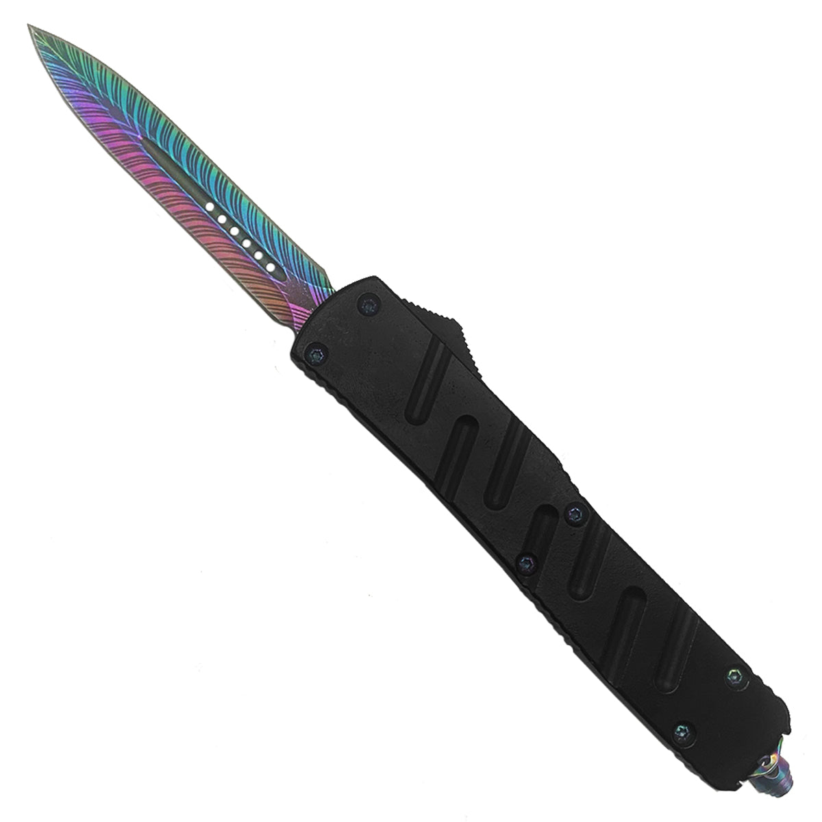 Buy "Sniper" Rainbow Blade OTF Knife Online | OTF Knives for Sale.