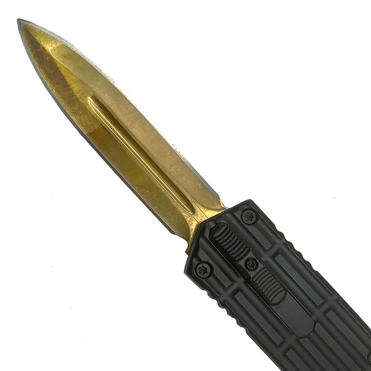 Buy OTF Knife "Goldenslice" Online | CS Tactical Edge | OTF Knives