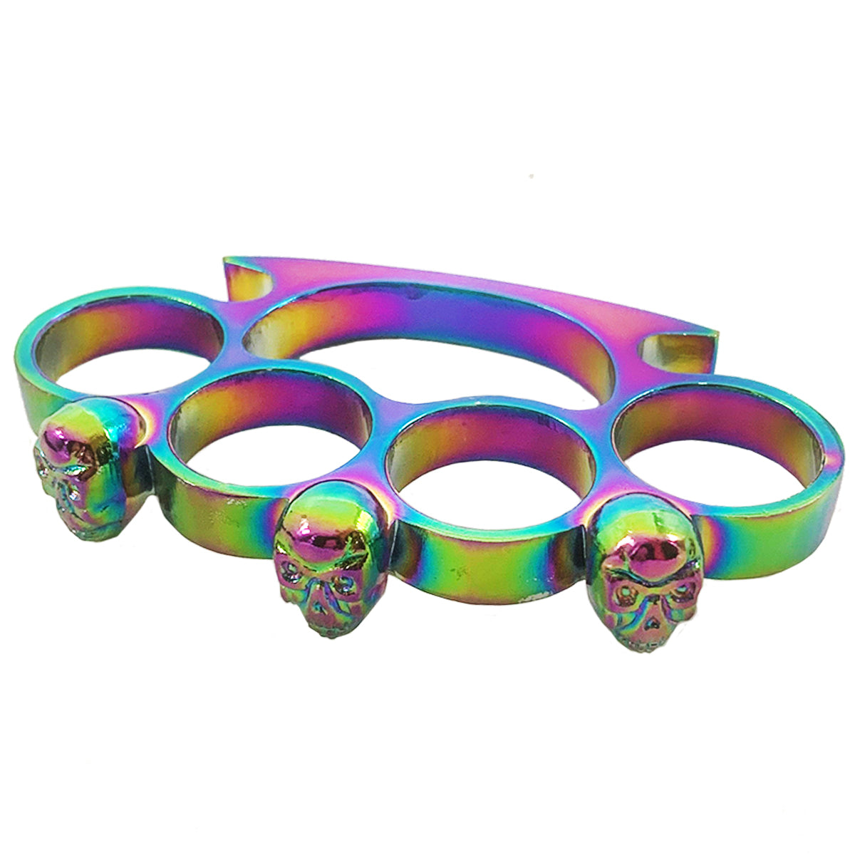 Rainbow Skull Brass Knuckles