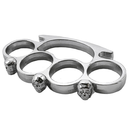 Silver Skulls Brass Knuckles