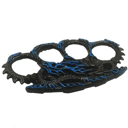 Blue Dragon Brass Knuckles