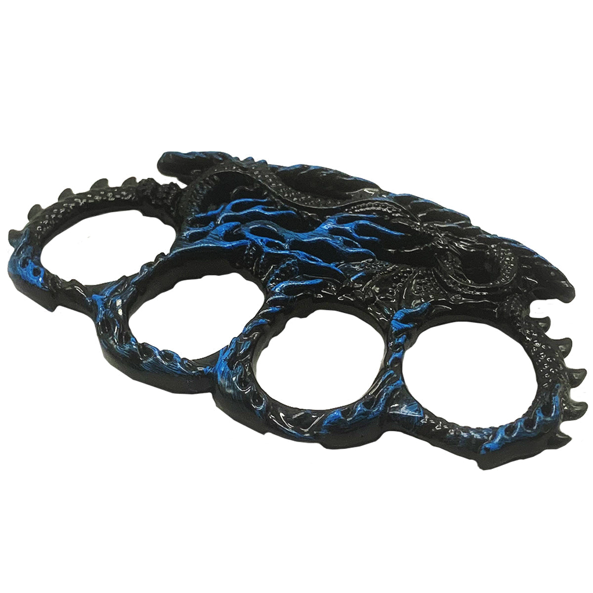 Blue Dragon Brass Knuckles