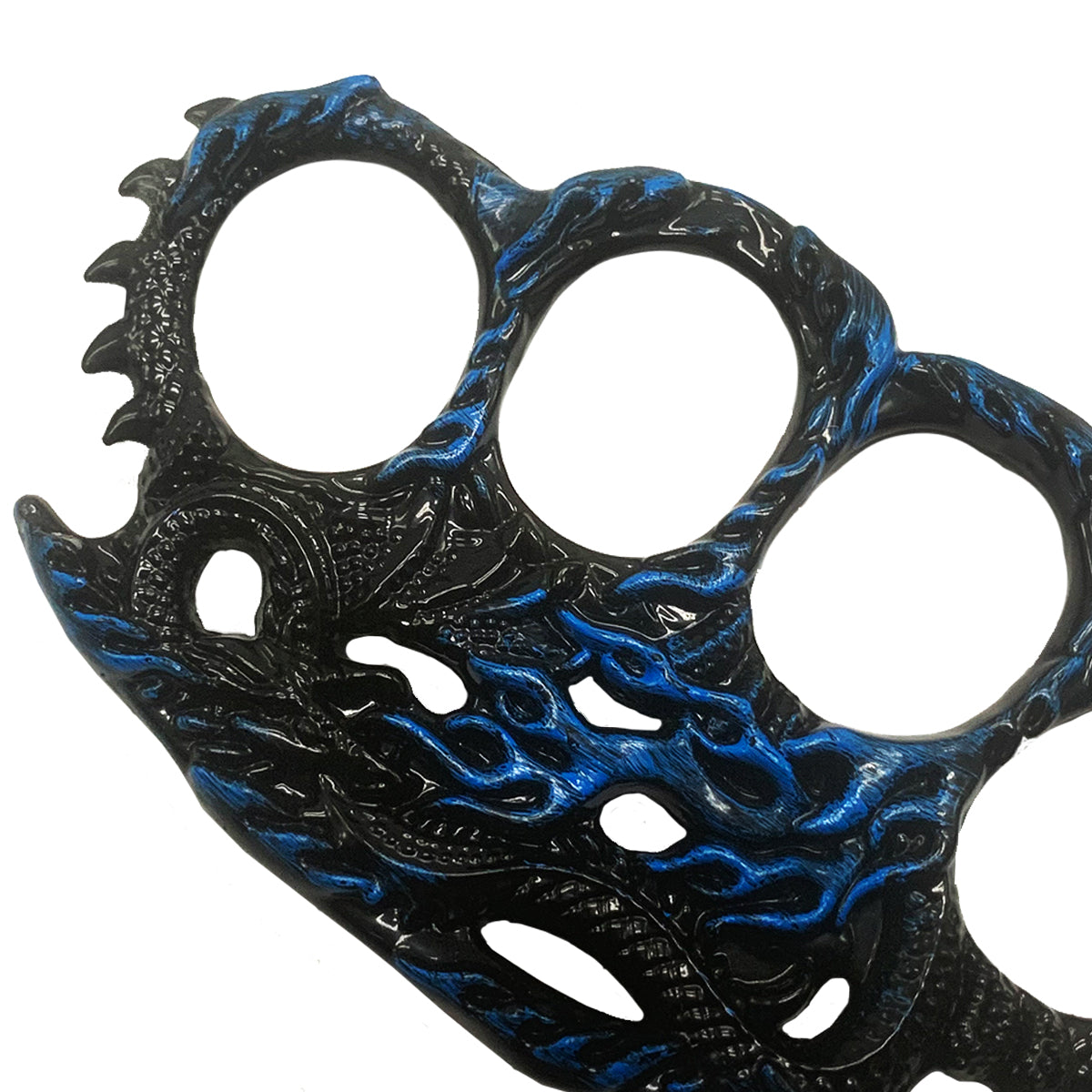 Blue Dragon Brass Knuckles