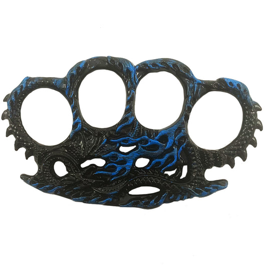 Blue Dragon Brass Knuckles