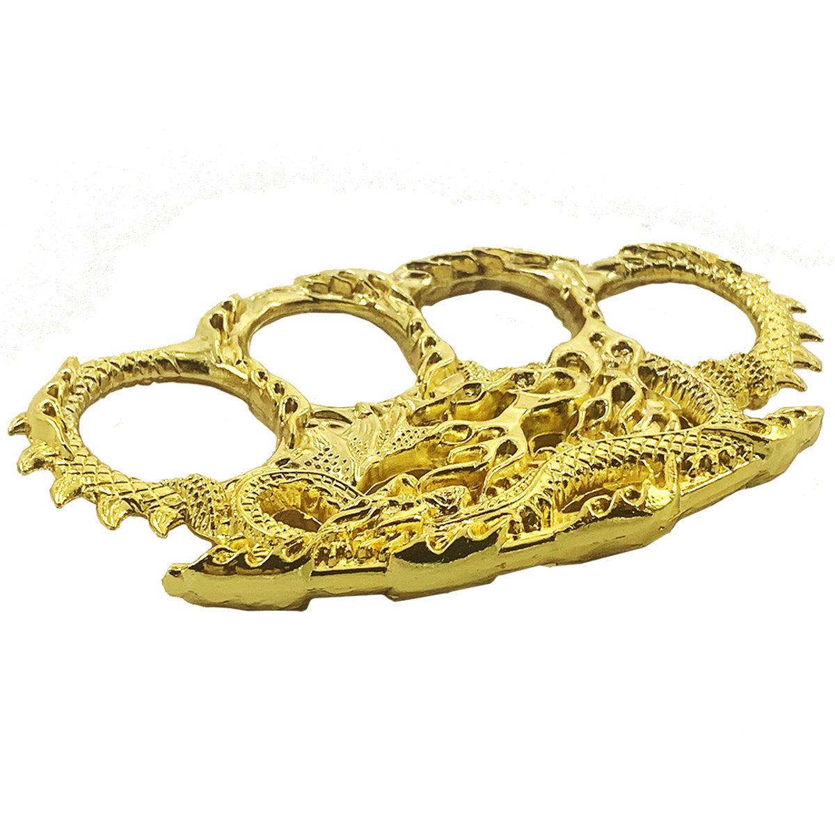 Gold Dragon Brass Knuckles