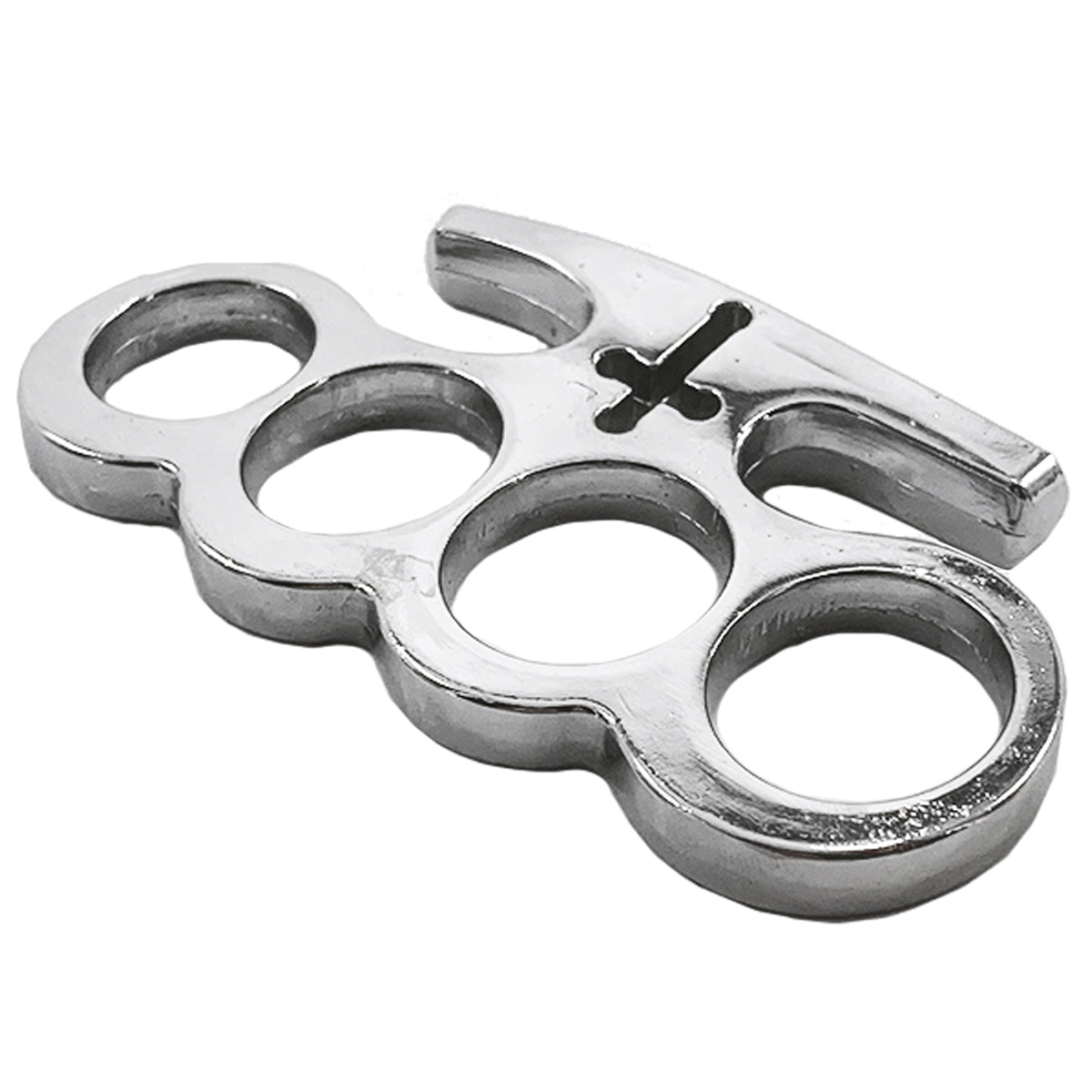 Chrome Cross Brass Knuckles for Sale | Buy Brass Knuckles Online.