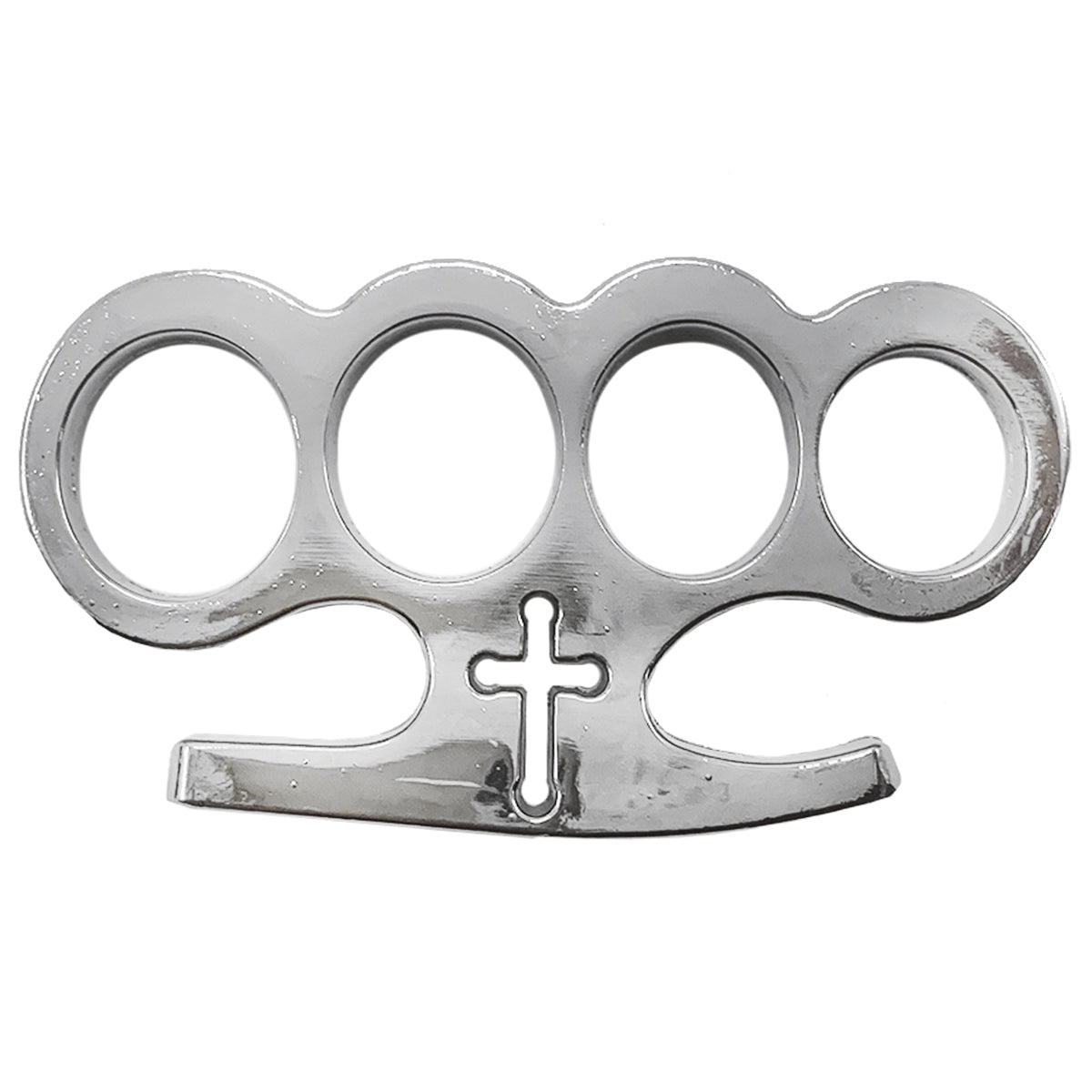 Chrome Cross Brass Knuckles for Sale | Buy Brass Knuckles Online.