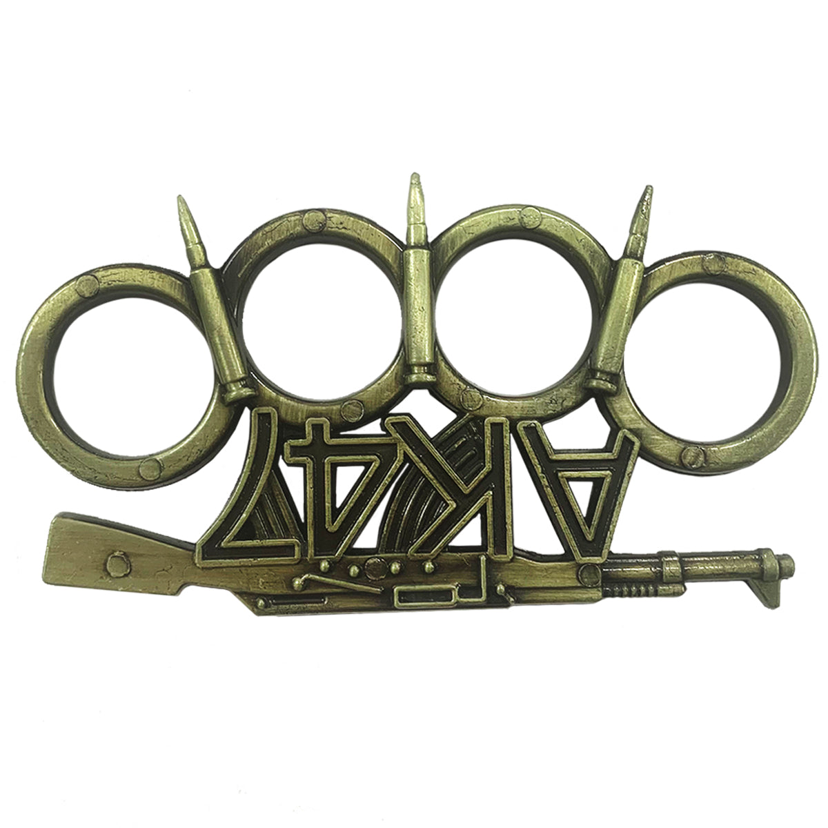 Buy "AK47" Brass Knuckles Online - Brass Knuckles for Sale.